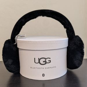 UGG Black Sheepskin Bluetooth Earmuffs